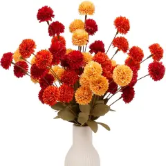 12 Pcs Kiku Flowers Fall Flowers Arrangement Table