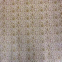 1 Yard Leopard Print Glitter Canvas Vinyl Fabric Fashion Accessories Craft Upholstery 56" Width Beige