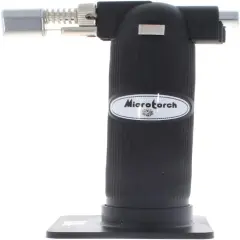 Night Saber Butane Microtorch with Soft Black Grip - Precision Flame for Crafting and Culinary Delights