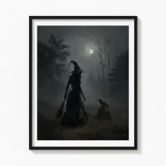 Vintage Halloween Gothic Poster