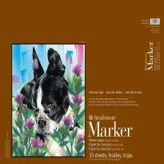 Strathmore 400 Series Marker Pad 18"X24"-Glue Bound, 15 Sheets