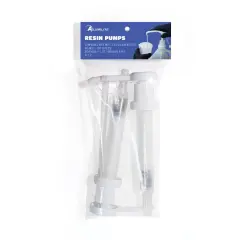 Liquid Resin Hand Pumps with Closure Cap 2pk - (one complete press of the pump yields 1 fluid ounce of product)