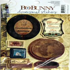 BoBunny Weekend Market Dimensional Stickers