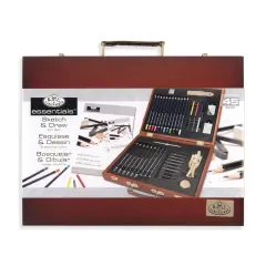 RSET-DS2030 | Essentials&trade; 45pc Sketching & Drawing Travel Art Set