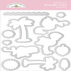 Doodlebug Doodle Cuts Dies-Flamazing, Summer Fun