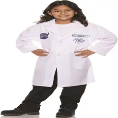 UNDERWRAPS Kid's Children's Rocket Scientist Lab Coat Costume Childrens Costume, Multi, Large