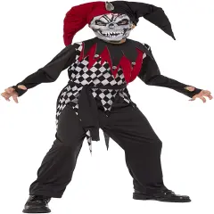 Rubie's Child's Evil Jester Costume Black