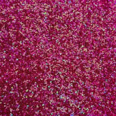 1 Yard Sequins Embroidered Stretch Velvet Rodeo Fabric Fuchsia Iridescent