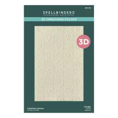 Spellbinders 3D Embossing Folder From Merry Moments-Christmas Cameos