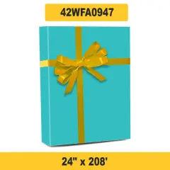 Reliable Solid Color Gift Wrap 24" x 208' 60 lbs for Any Occasion
