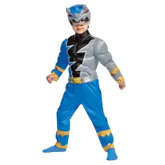 Toddler Muscle Dino Fury Blue Ranger Costume