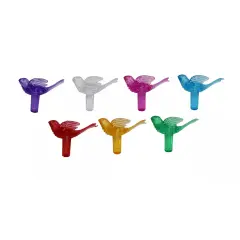 Kitcheniva Plastic Bird Lites For Ceramic Christmas Trees Multicolor Ornaments 100 pcs