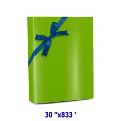 Versatile Solid Gift Wrap 30" x 833' 60 lbs for Any Occasion