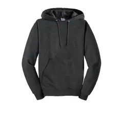 Jerzees&reg; Fleece Pullover Hooded Sweatshirt BLACK HEATHER