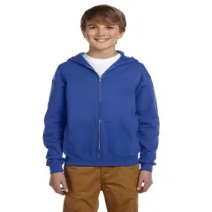 Jerzees&reg; Youth NuBlend Fleece Full-Zip Hooded Sweatshirt ROYAL