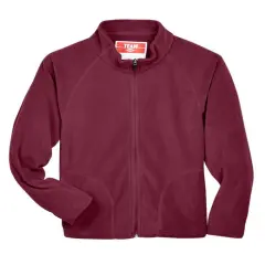 Team 365&reg; Youth Campus Microfleece Jacket SPORT MAROON