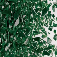 Oceanside Fusible Glass Frit Medium Dark Green Opal 96 COE - 8.5oz Jar (2206)