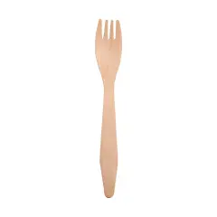 Natural Birch Eco-Friendly Disposable Dinner Forks (600 Forks)