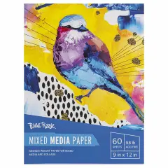 Brea Reese: Mixed Media Paper Pad 60 Sheets - 9x12" - 98 lb, Acid-Free, Layering & Collaging, Durable & Perfect for All Mediums, Adult Art Supplies