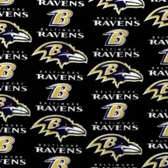 Licensed NFL Baltimore Ravens Cotton 6041-D Fabric by the Yard
