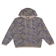 LAt&reg; Adult Statement Fleece Pullover Hoodie VIN CAMO/ TITANM