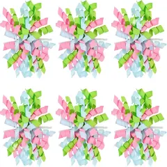 Easter Curly Bows - 4" Self-Adhesive Grosgrain Ribbon