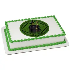 Wicked Elphaba Edible Cake Topper Image 1/4 sheet