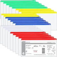 100 Pcs Plastic Poly Envelope - Multicolor