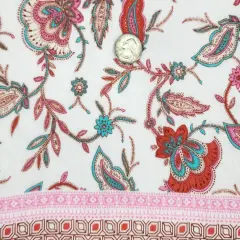 1 Yard Rayon Nylon Poplin Pink 57/58" Width Lightweight & Durable Apparel Fabric for Dresses & Blouses