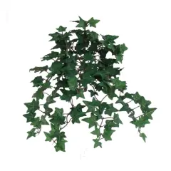 13" Mini English Ivy Bush (2-Pack) 176 Silk Leaves | Lush Faux Greenery by Floral Home