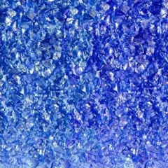 Oceanside Fusible Glass Frit Medium Dark Blue 96 COE - 8.5oz Jar (136)