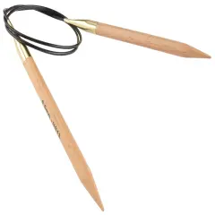 KnitPro-Basix Beech Fixed Circular Needles 32"-Size 13/9.00mm