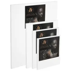 New York Central Portrait-Smooth Artist Canvas Panel Bundles- Assorted Sizes and Quantities - Professional Quality 100% Cotton Canvas Panels for Painting- Ideal Painting Canvas Panels for Acrylics & Oils