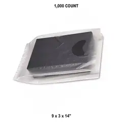 Merchandise Bags 9" x 3" x 14" for Clear