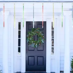 Meteor Snowfall 144 LED Lights 8 tubes 30cm 7 FT long