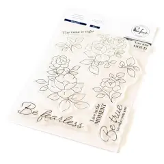 Pinkfresh Studio Clear Stamp Set 4"X6"-Be Fearless