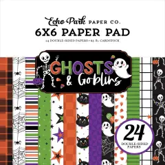 Echo Park Double-Sided Paper Pad 6"X6"-Ghosts And Goblins