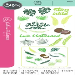 Sizzix Clear Stamps Set By Catherine Pooler 18/Pkg-Stay Wild