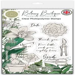 Craft Consortium Clear Stamps-Orchid, Botany Boutique
