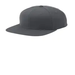 Sport-Tek&reg; YP Classics Flat Bill Snapback Cap Graphite