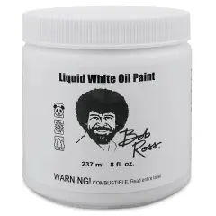 Bob Ross Liquid Medium - White, 8 oz jar
