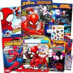 Spiderman Coloring Books Bulk for Kids - Spiderman Coloring Art Set Bundle