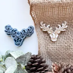 OG REINDEER HEAD | CHRISTMAS | CLAY CUTTER