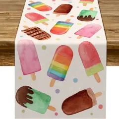 Summer Popsicle Table Runner (13" x 72")