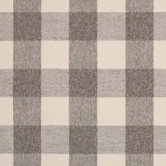 Buffalo Pewter - Grey & Silver Check & Houndstooth,Plaid Upholstery Fabric 54 Inches"