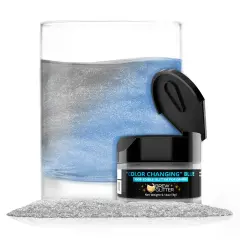Brew Glitter - Blue Color Changing Edible Drink Glitter (4g, x1 Flip-Cap Jar) for Beer, Cocktails and Beverages