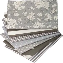7pcs Quilting Fabric 100% Cotton Craft Fabric Bundle Squares,18" x 22"