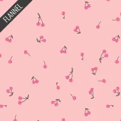 Cherry-ish You Flannel in Delicate (f14011a) | Art Gallery Flannel | AGF Studio | Art Gallery