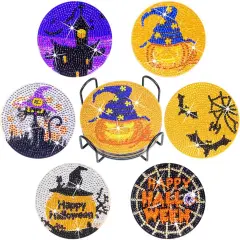 6Pcs Diamond Painting Coasters Kit