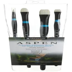 Princeton Aspen Professional Set 4/Pkg-Acrylic & Oil
